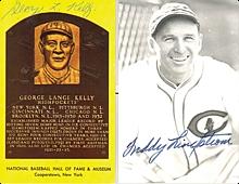 Lot of Autographed Baseball Hall of Fame Plaques & GPCs (5) (JSA)